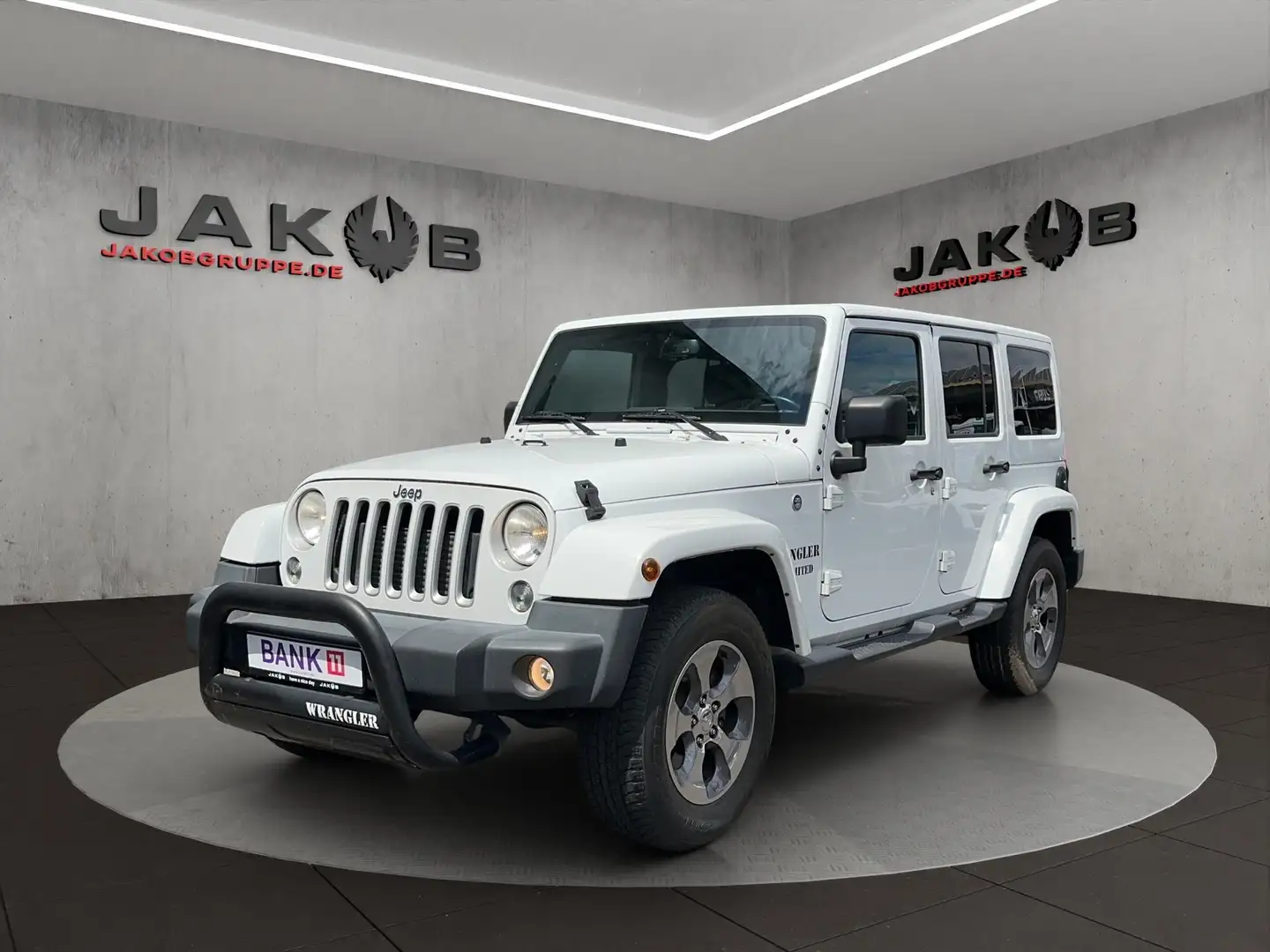 Jeep Wrangler Sahara 2,8 Ltr. + AHK 147 kW (200 PS), Autom. 5... Білий - 1