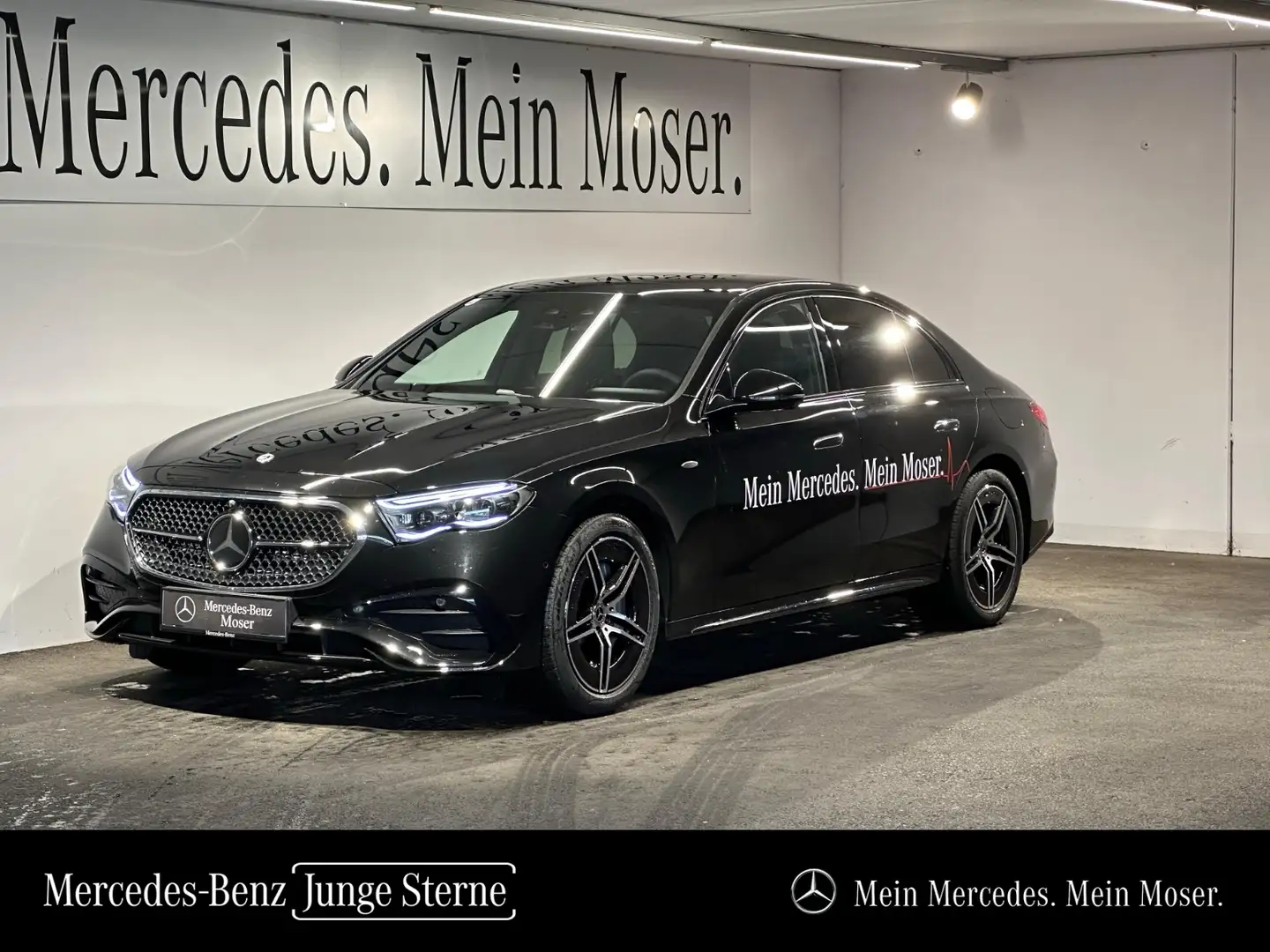 Mercedes-Benz E 300 de 4MATIC Limousine mit EQ Hybrid Technologie Öste Černá - 1