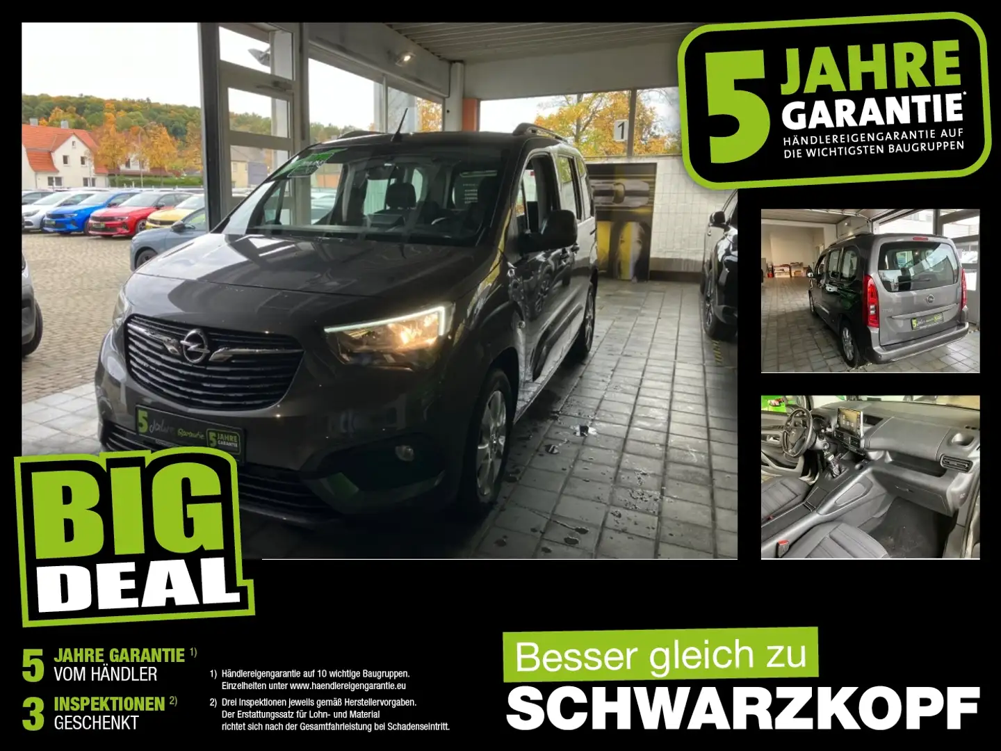 Opel Combo Life 1.2 T Navi,Parkpilot,Rückfahrkamera Grau - 1