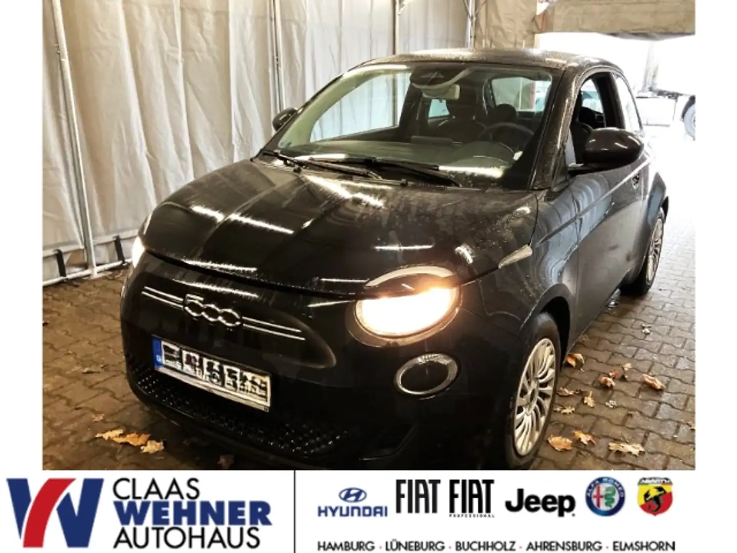 Fiat 500e e Action Automatik Radio & Winter-Paket Sonderlack Schwarz - 1