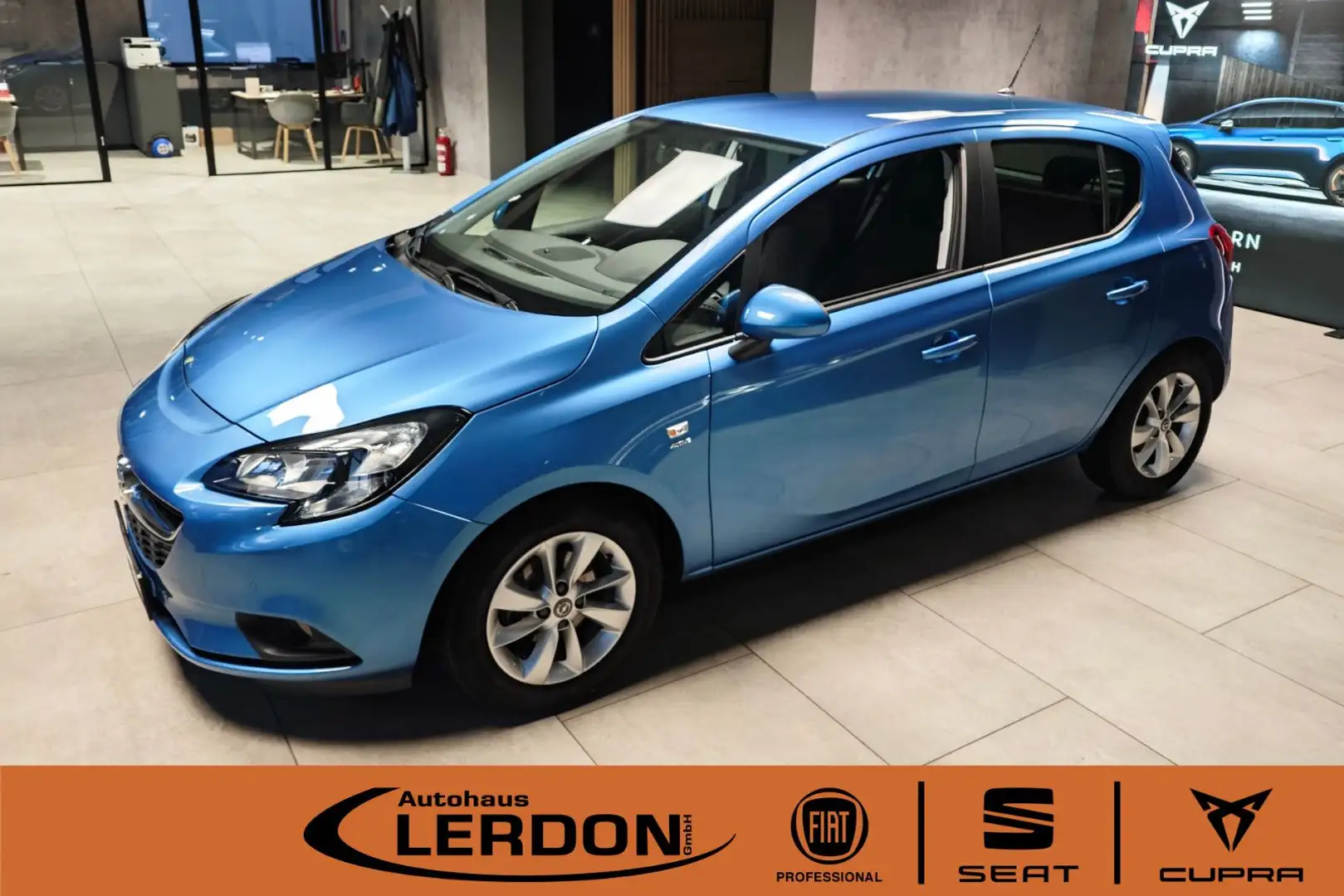 Opel Corsa 1.4 Active KAM|SHZ|PDC|Tempo|Klimaaut. Blau - 1