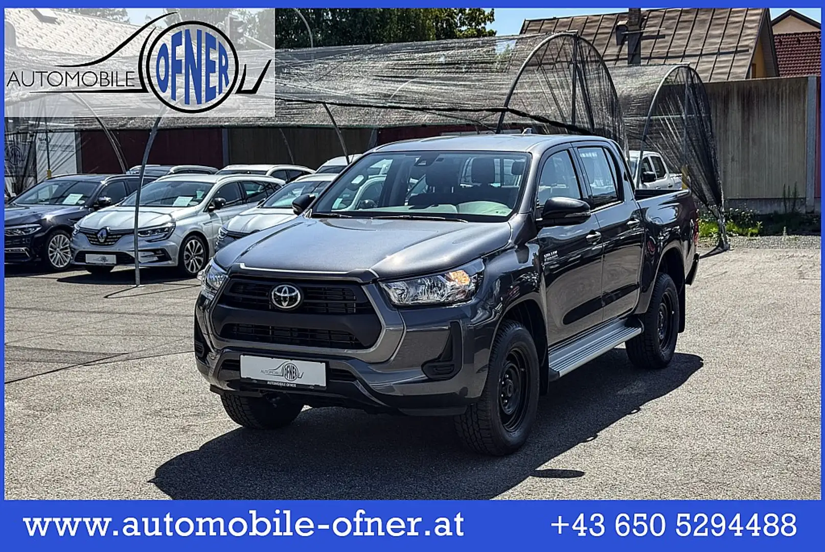 Toyota Hilux DK Country 4WD 2,8 D-4D Kamera Sitzheizung Grau - 1