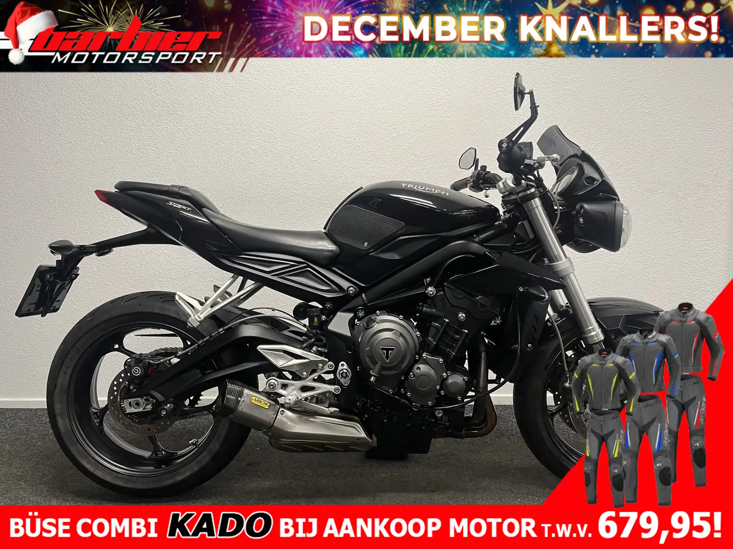Triumph Street Triple S Zwart - 1