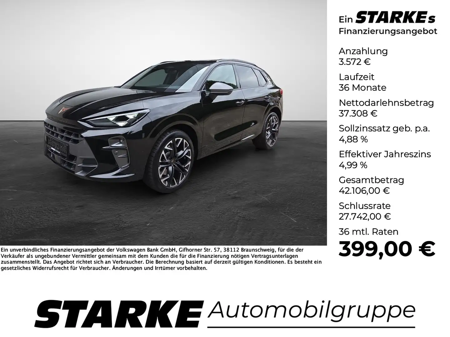 CUPRA Terramar VZ 2.0 TSI DSG 4Drive LED Pano AHK Sound Schwarz - 1