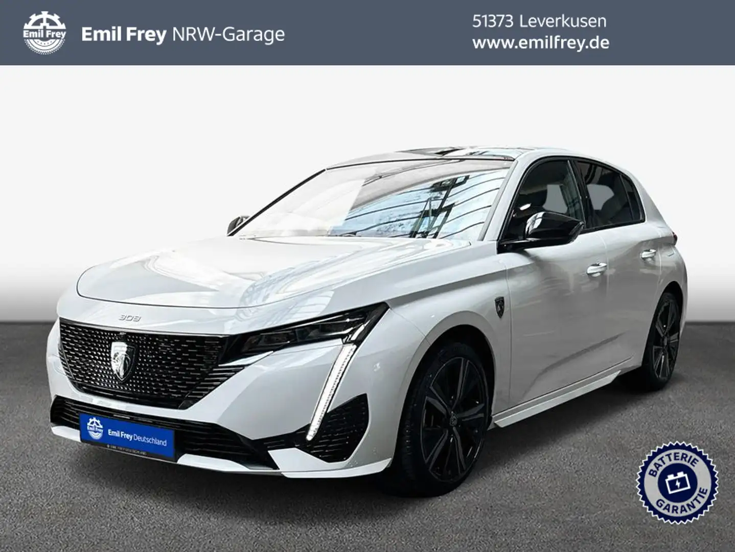Peugeot 308 Plug-In Hybrid 225 e-EAT8 GT Weiß - 1