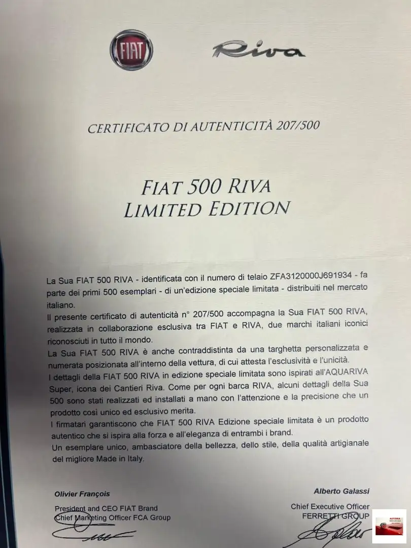 Fiat 500 1.2 Riva Blanc - 2