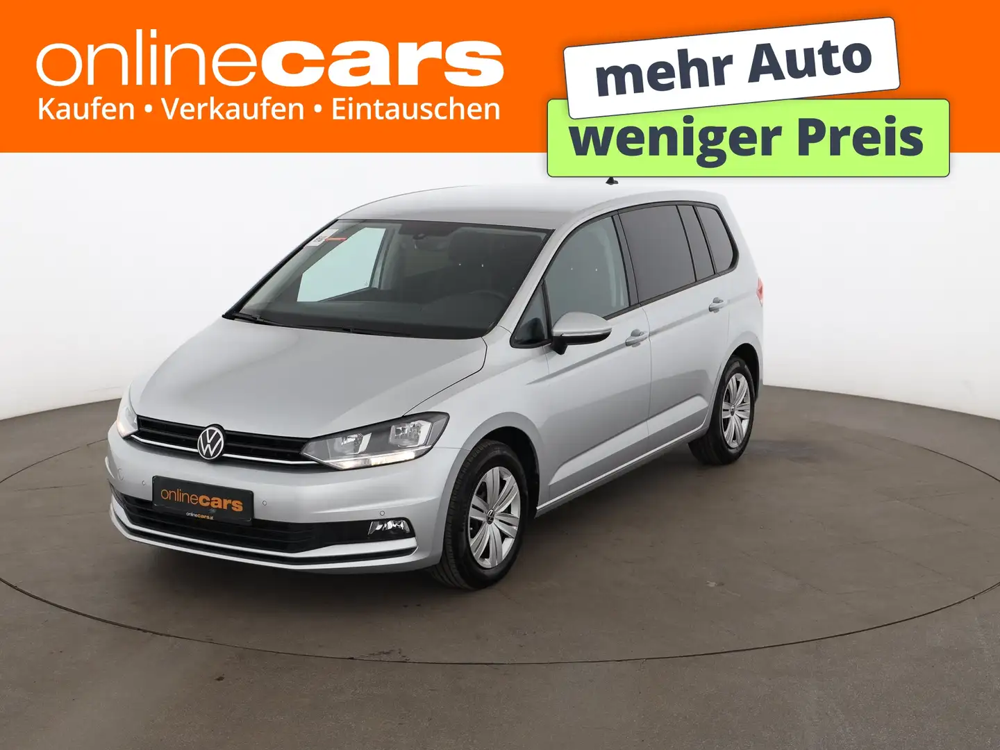 Volkswagen Touran 2.0 TDI NAVI TEMPOMAT KLIMA-ANLAGE PDC Silber - 1