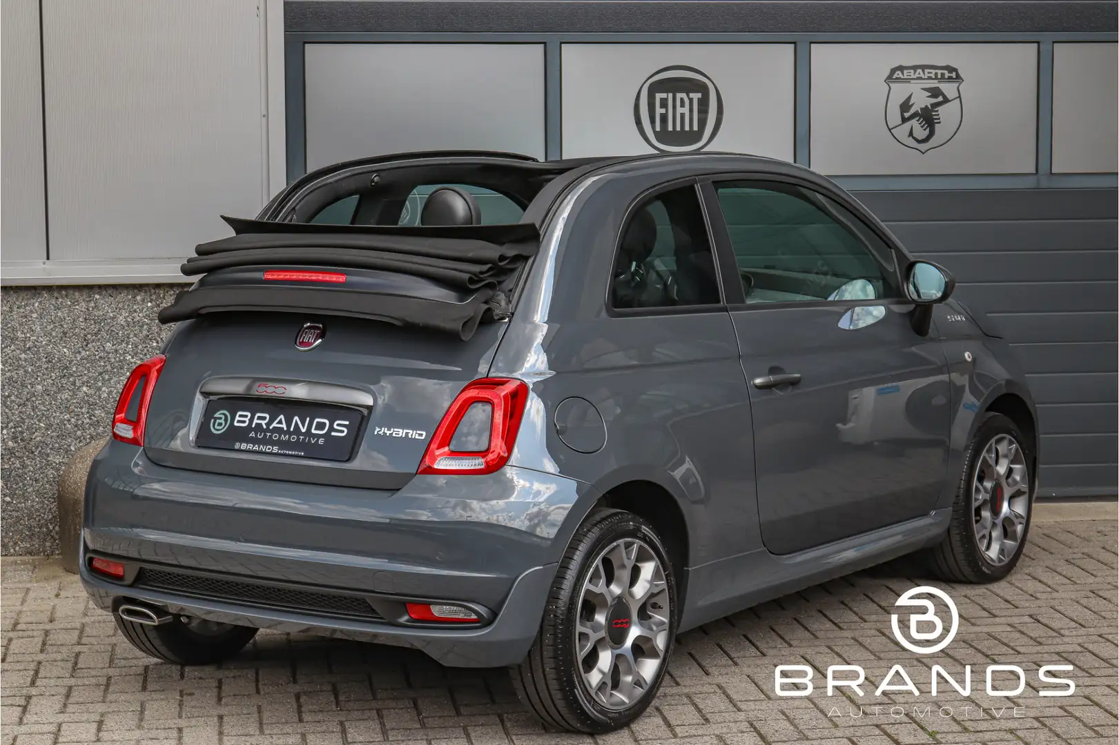Fiat 500C 1.0 Hybrid Sport 1e eig Vol opties Garantie Grau - 2
