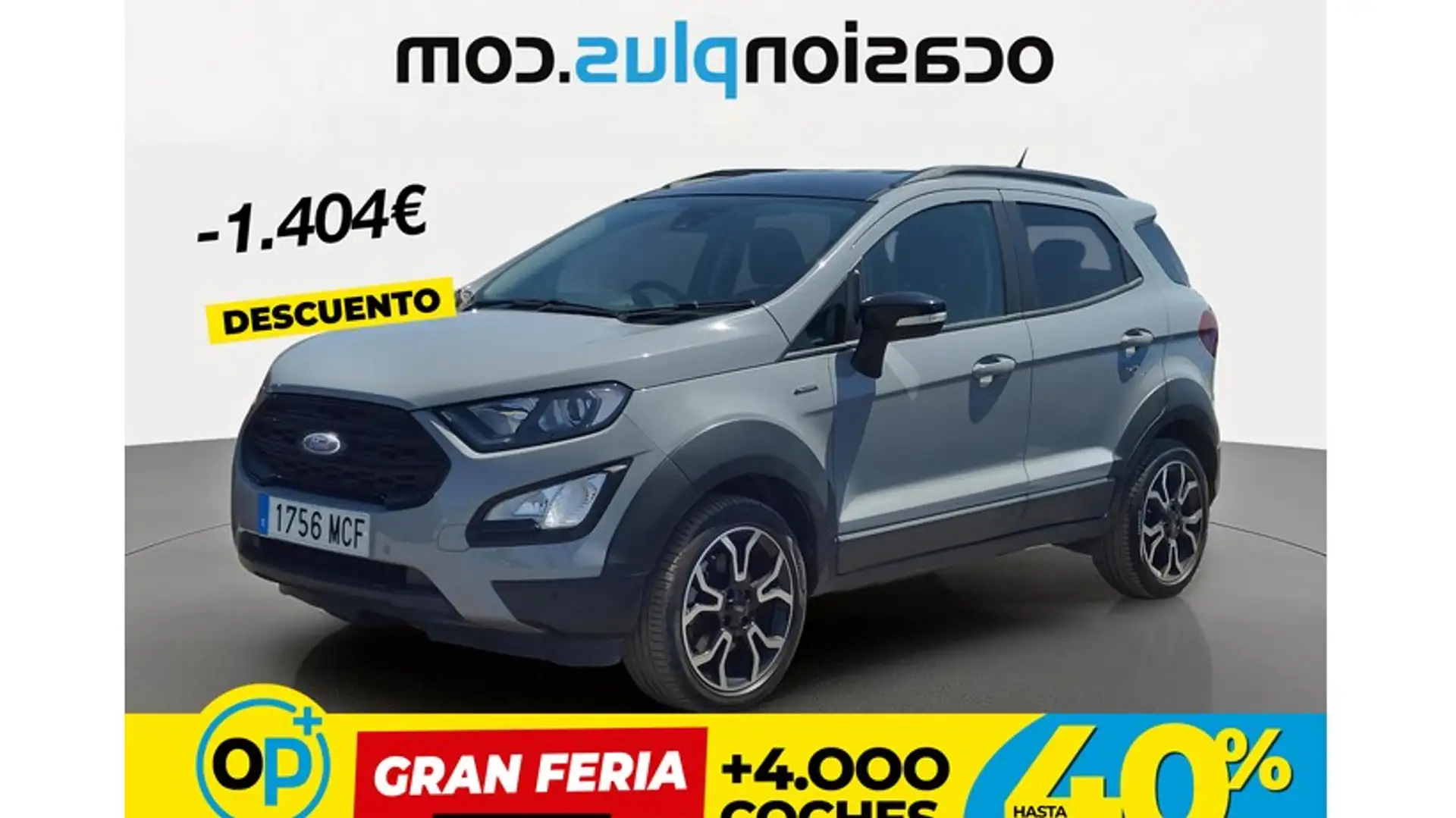 Ford EcoSport 1.0 EcoBoost Active 125 Gris - 1
