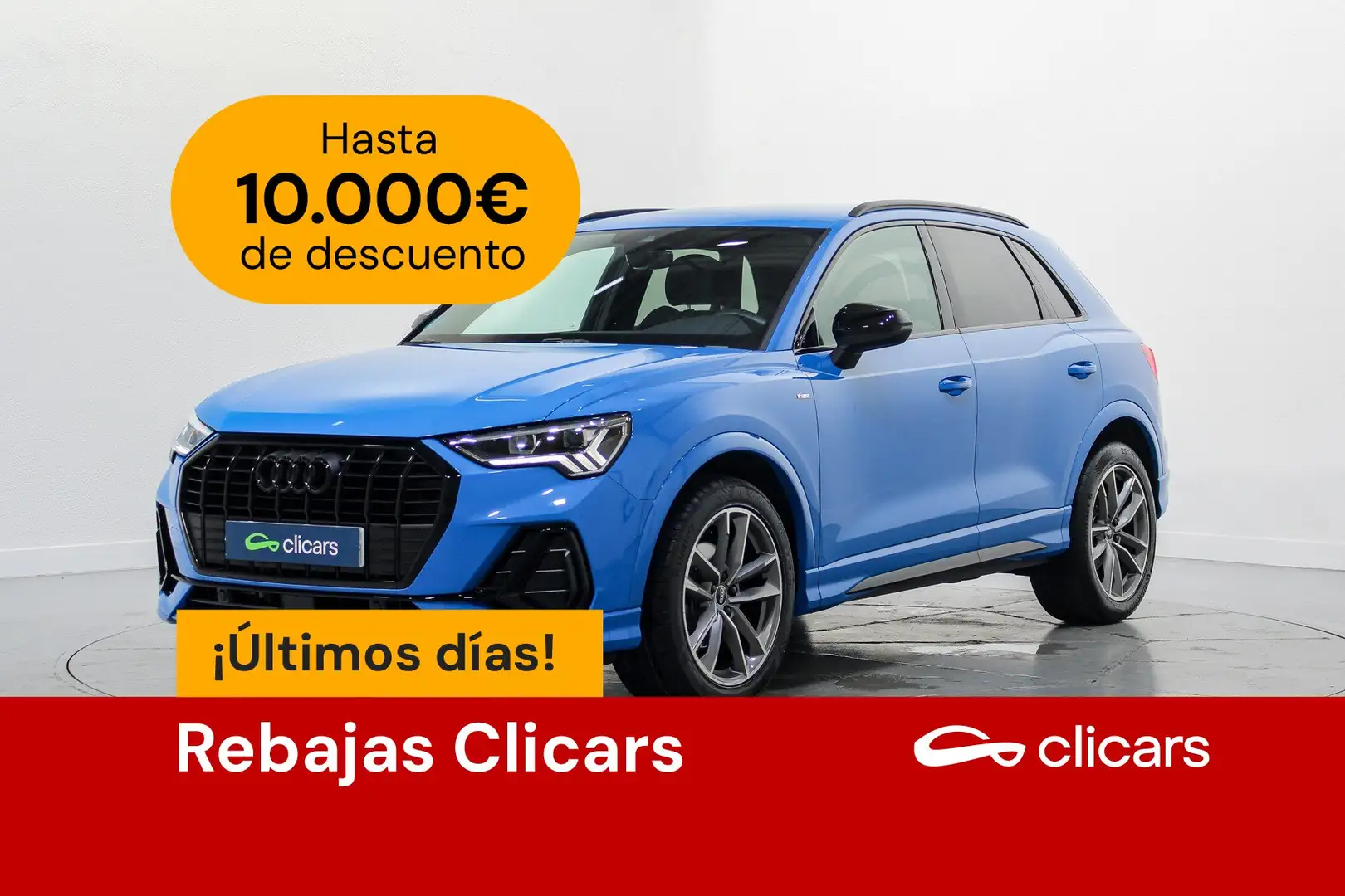 Audi Q3 35 TDI Black line S tronic 110kW Bleu - 1