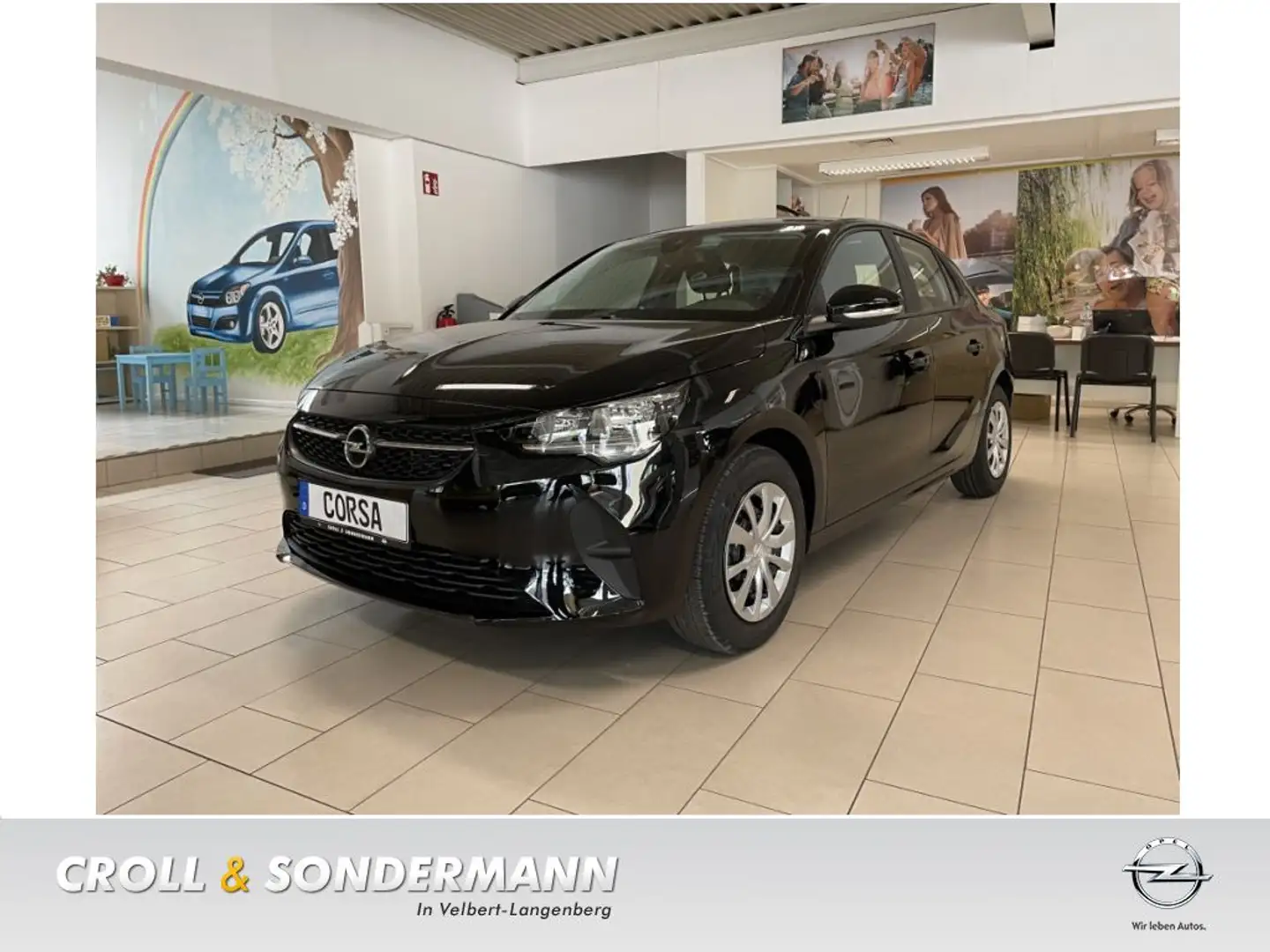Opel Corsa 1.2 Edition F Navi, Kamera, PDC, CarPlay Schwarz - 1