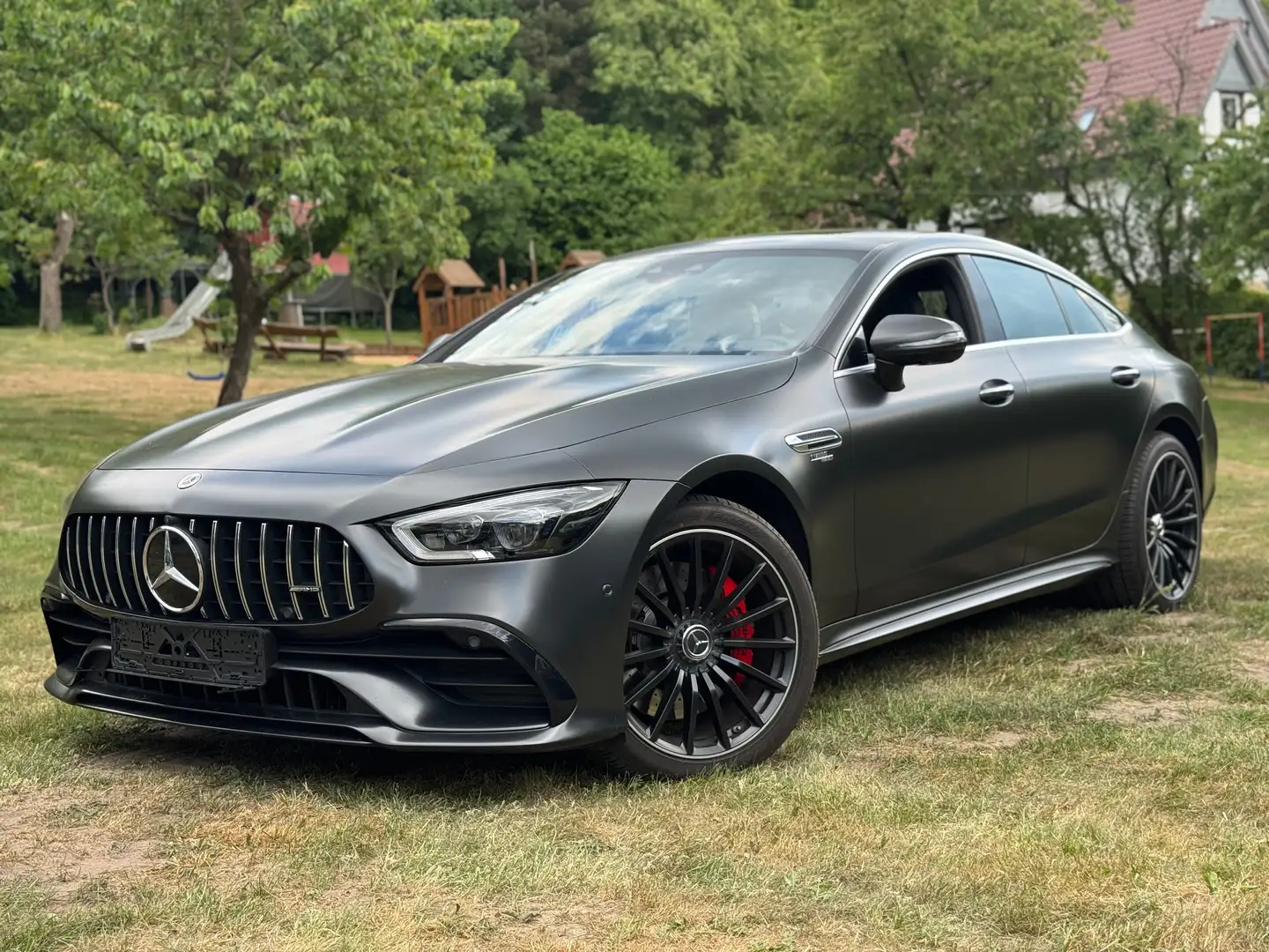 Mercedes-Benz AMG GT GT43 AMG(JUNGE-STERNE-GARANTIE)HEADUP/360°/MBUX Grigio - 1
