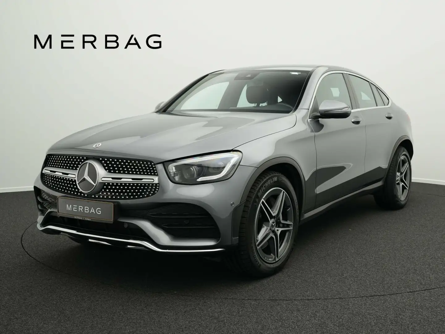 Mercedes-Benz GLC 200 GLC 200 d 4MATIC Coupé AMG-Line Kamera+Totw+AHK Grijs - 1