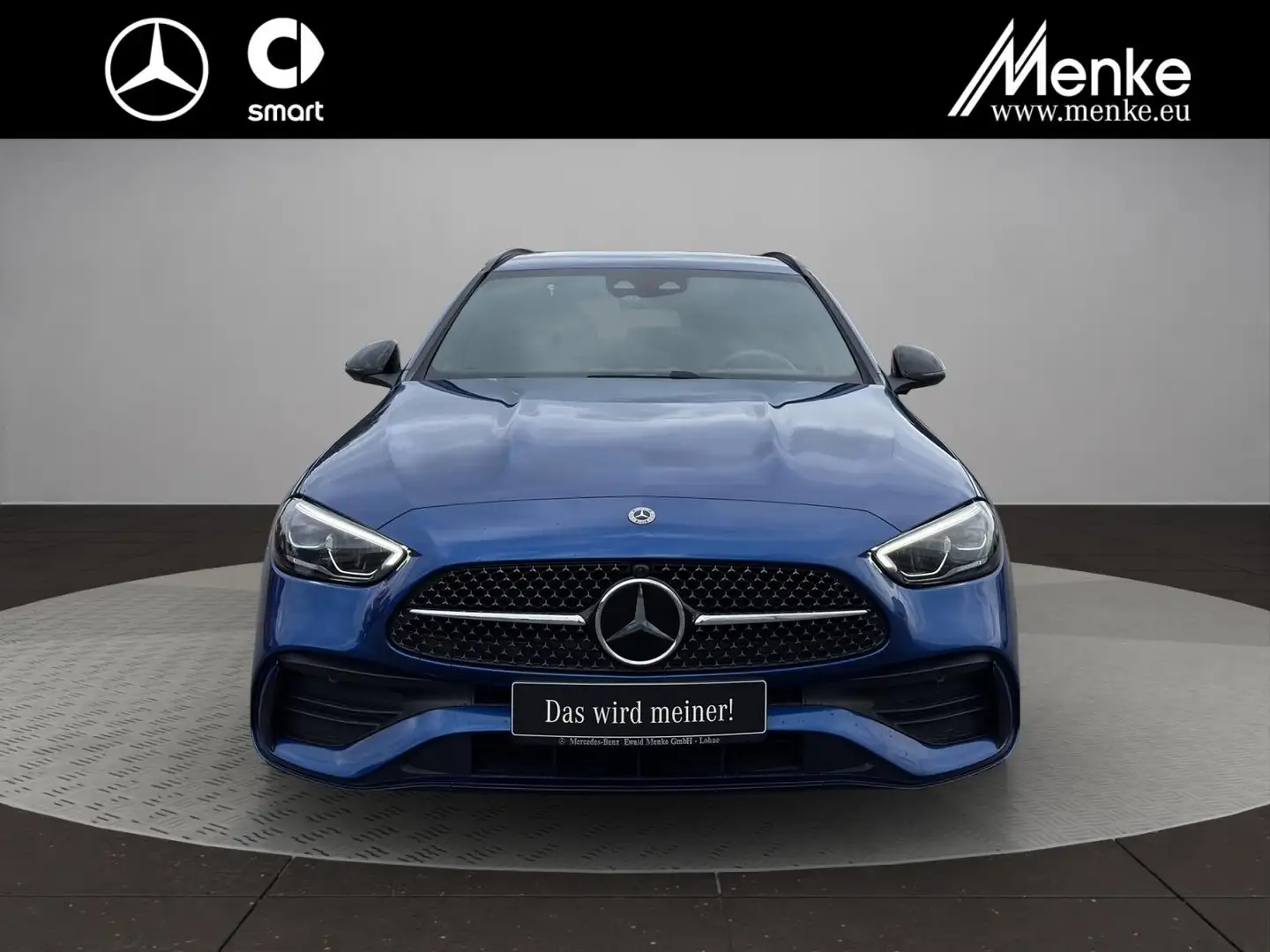 Mercedes-Benz C 220 d T-Mod AMG+Night+19er+Distro+AHK+Ambiente Blau - 2