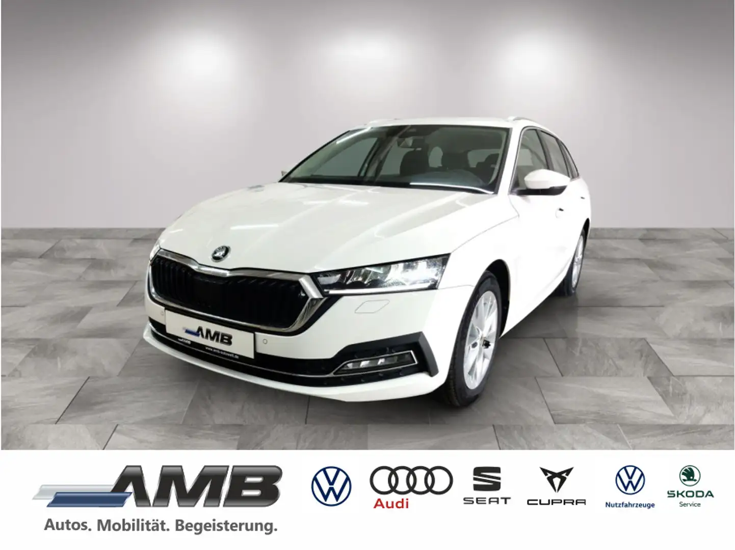 Skoda Octavia Combi Style 2.0 TDI LED/HuD/Navi/Standhz Weiß - 1