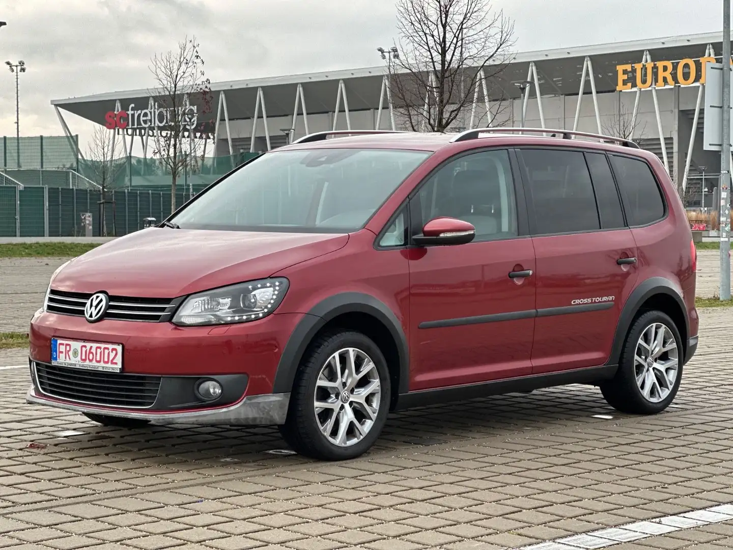 Volkswagen Touran CrossTouran TDI , KW ; 130 , Automatik , Rot - 2