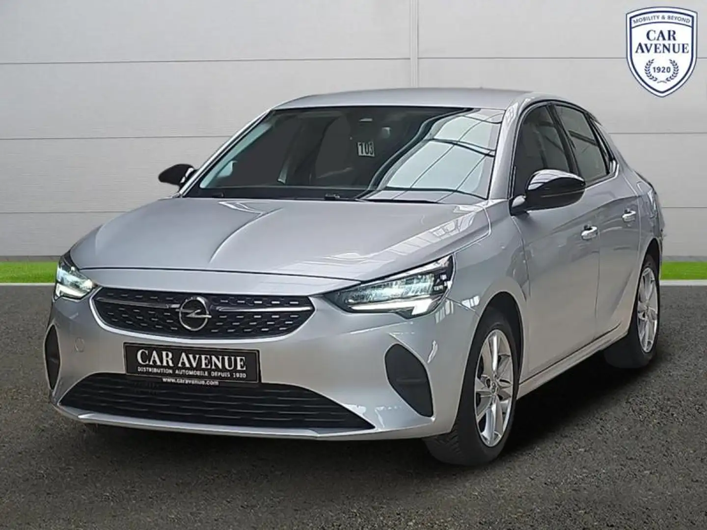 Opel Corsa 1.2 Turbo 100ch Edition BVA Gris - 1