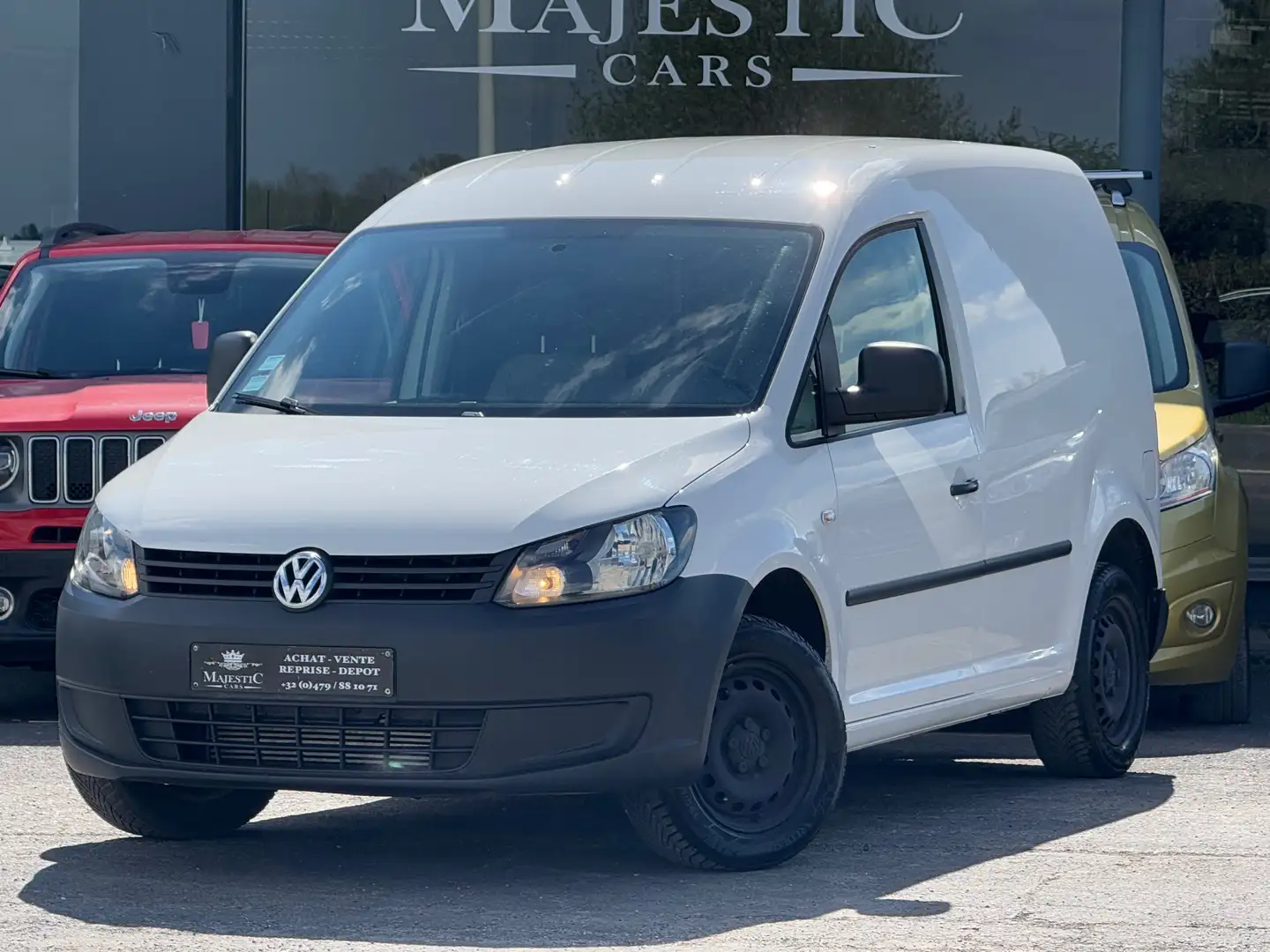 Volkswagen Caddy CADDY VAN 1.6 CR TDI 75 Blanc - 2