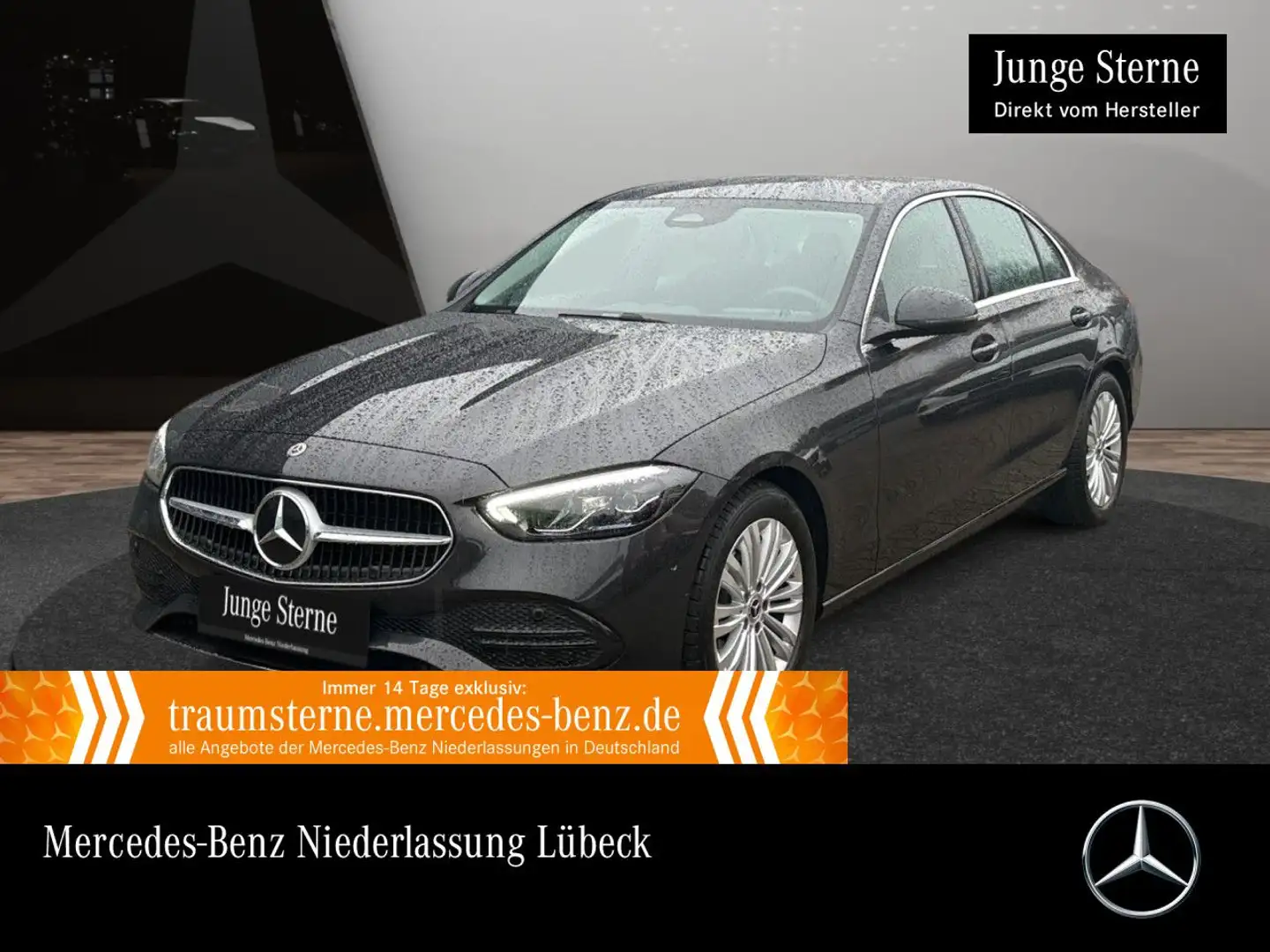 Mercedes-Benz C 180 AVANTG+LED+KAMERA+TOTW+KEYLESS+9G Gris - 1