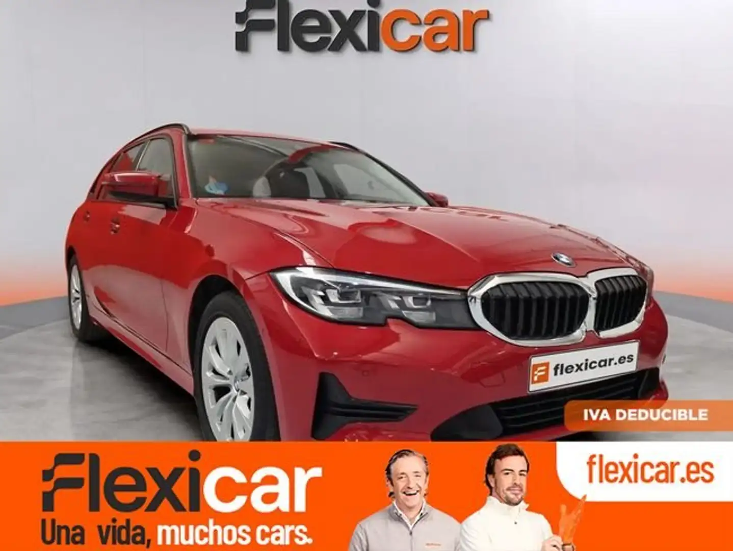 BMW Active Hybrid 3 318d+Auto.Touring Rouge - 1