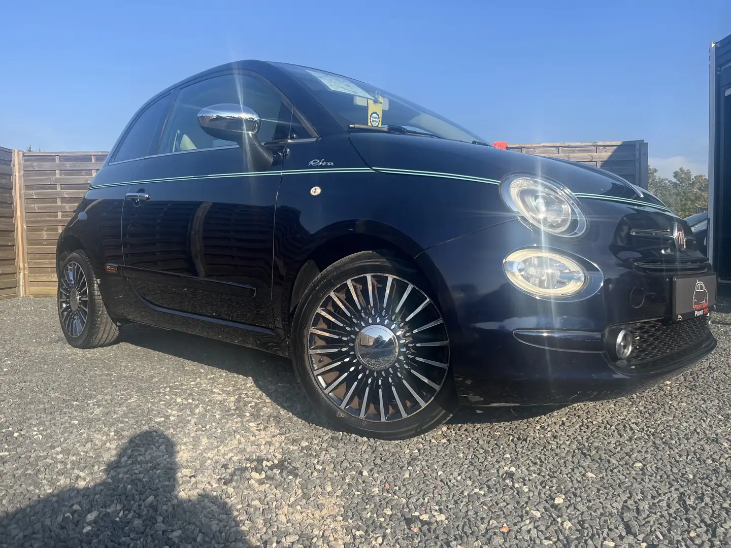 Fiat 500 AUTOMATIK RIVA RIESENAUSWAHL AN FIAT 500!!! Blau - 2