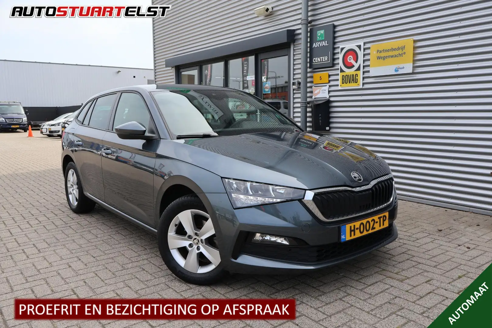 Skoda Scala 1.5 Sport Business NL-Auto | Volledig Onderh. | BT Grijs - 1
