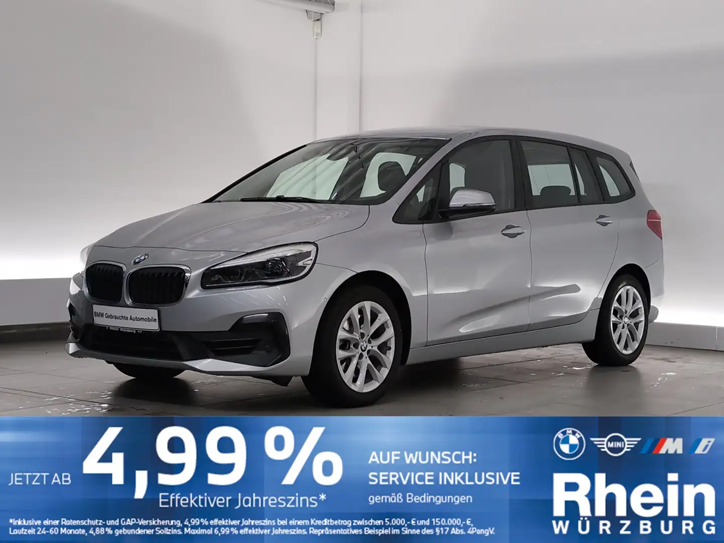 BMW 218 d Gran Tourer HiFi/DAB/AHK HiFi/DAB/AHK Silber - 1