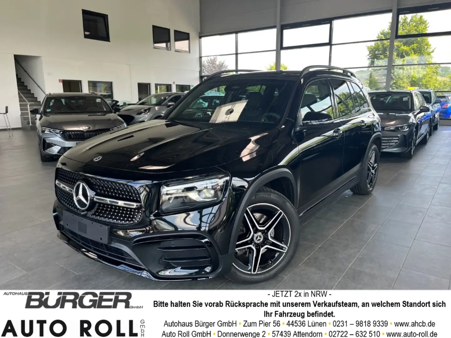 Mercedes-Benz GLB 200 d 4M AMG Pano AHK Multibeam LED ACC Winterpaket Na Schwarz - 1