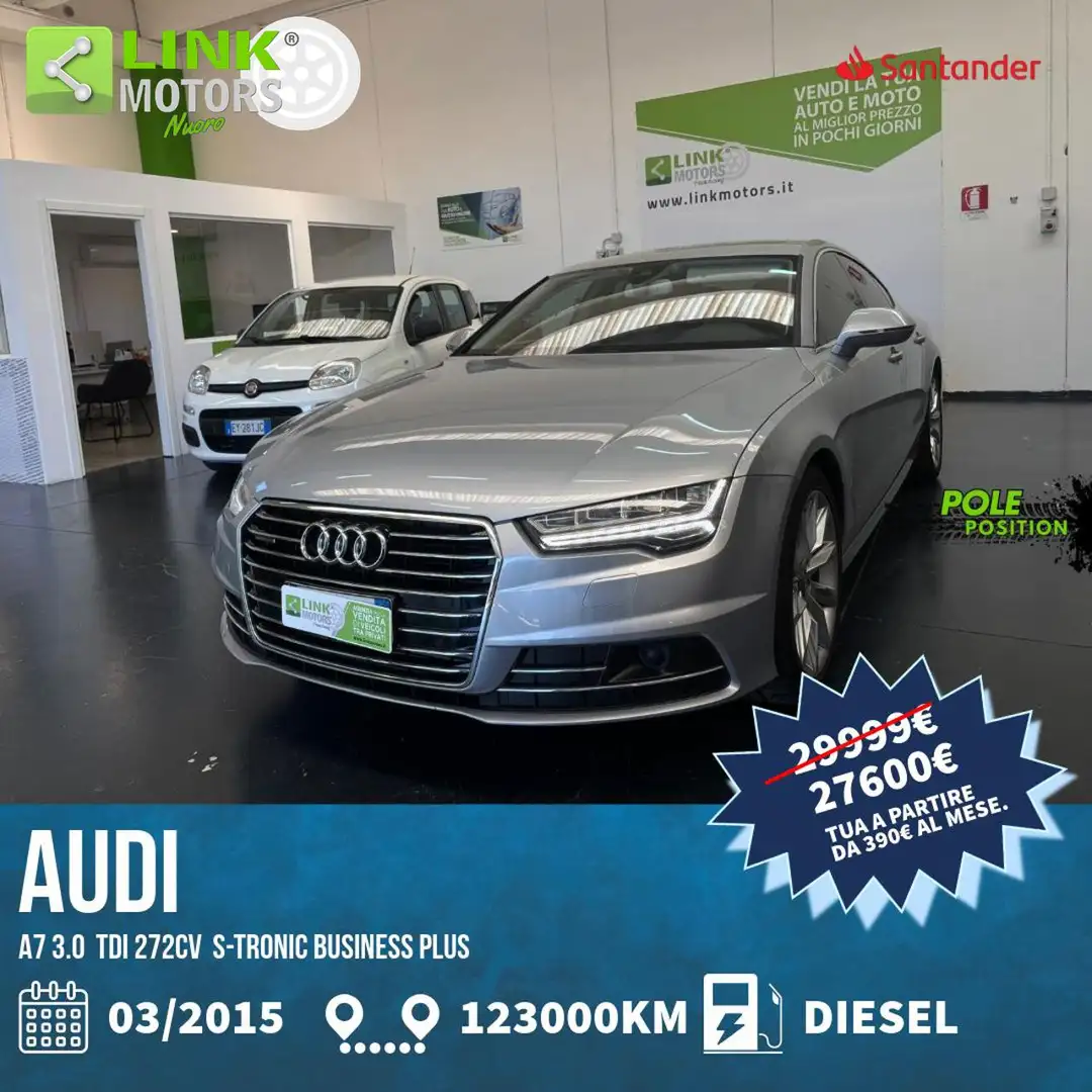 Audi A7 SPB 3.0 TDI 272 CV quattro S tronic Business Plus Gris - 1