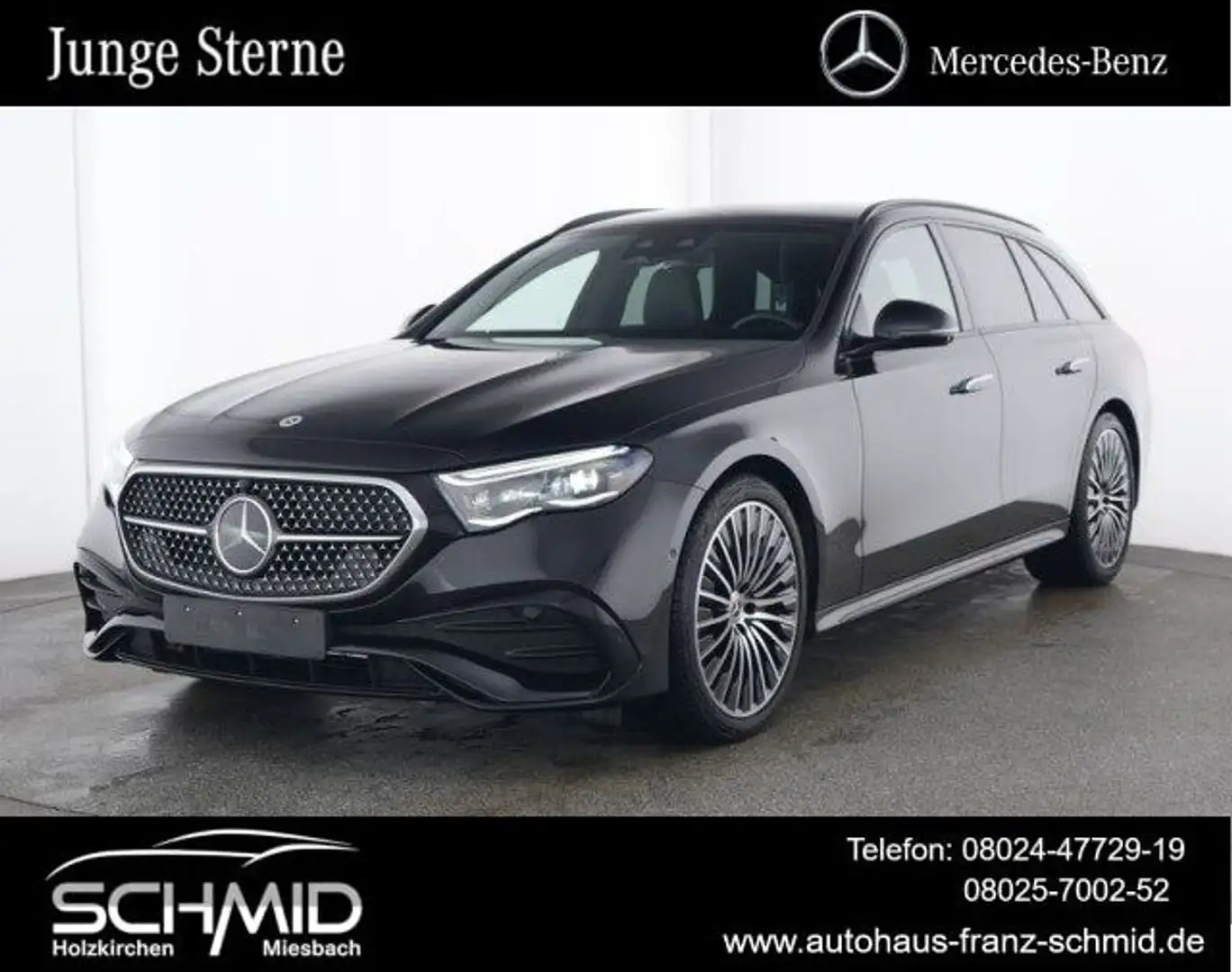 Mercedes-Benz E 450 d 4M AMG Line Premium FAP Airmatic AHK Nig Schwarz - 1