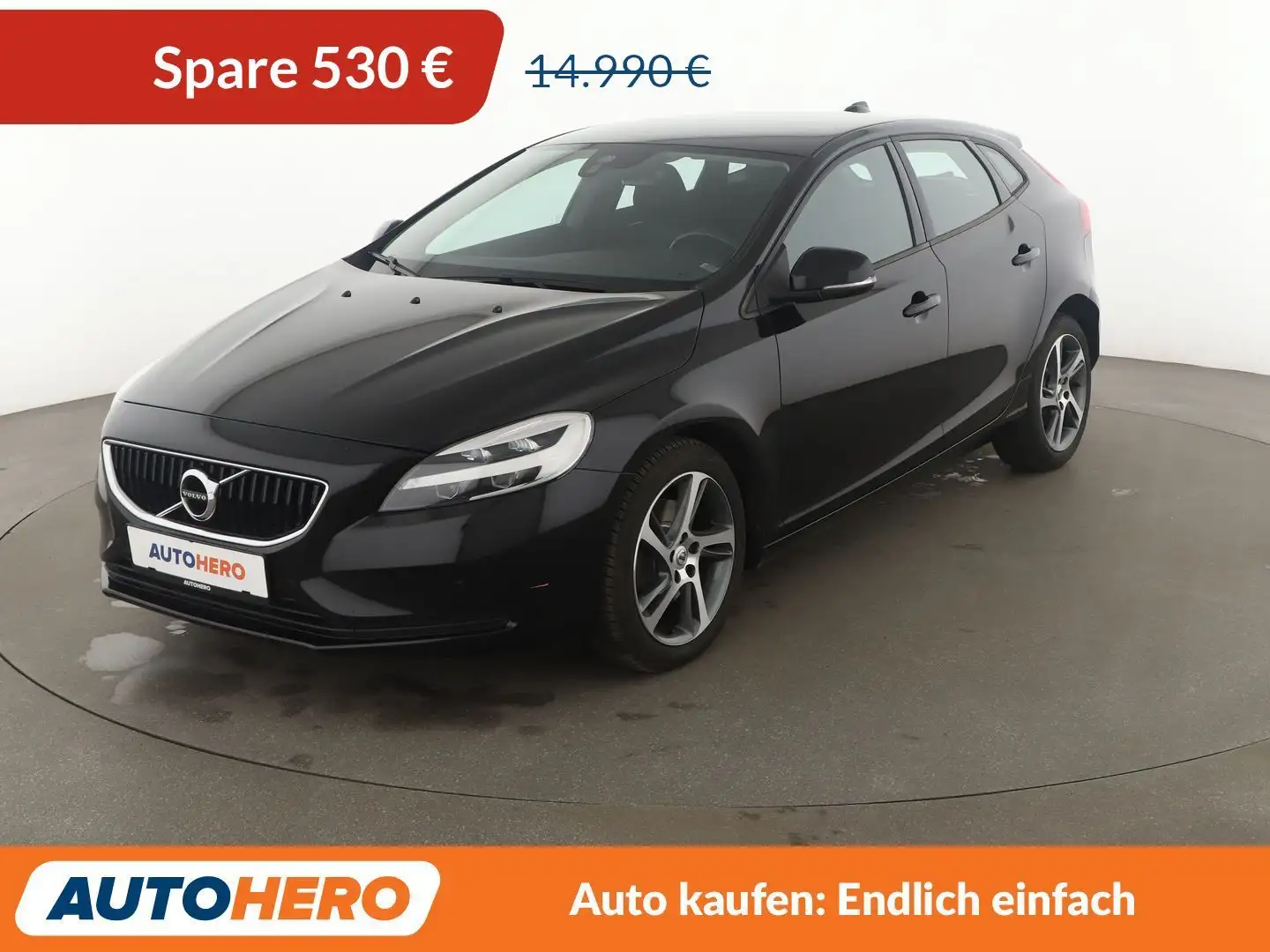Volvo V40 2.0 T2 Momentum *NAVI*LED*TEMPO*CAM*PDC*SHZ* Schwarz - 1
