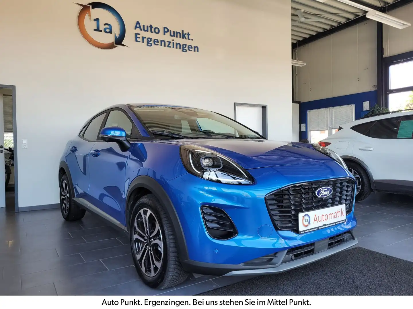 Ford Puma EcoBoost Autom. mHEV Titan. m. Kamera/Navi Bleu - 1