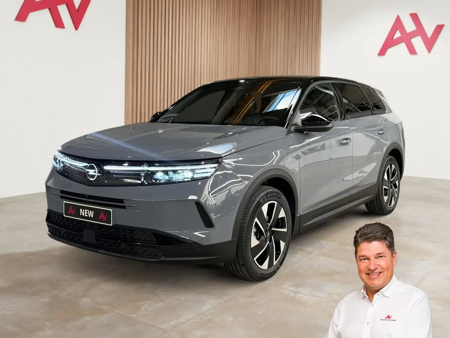 Opel Grandland 1.2 Turbo Hybrid e-DCT6 GS-Line ** HUD | Zetel/... Grijs - 1