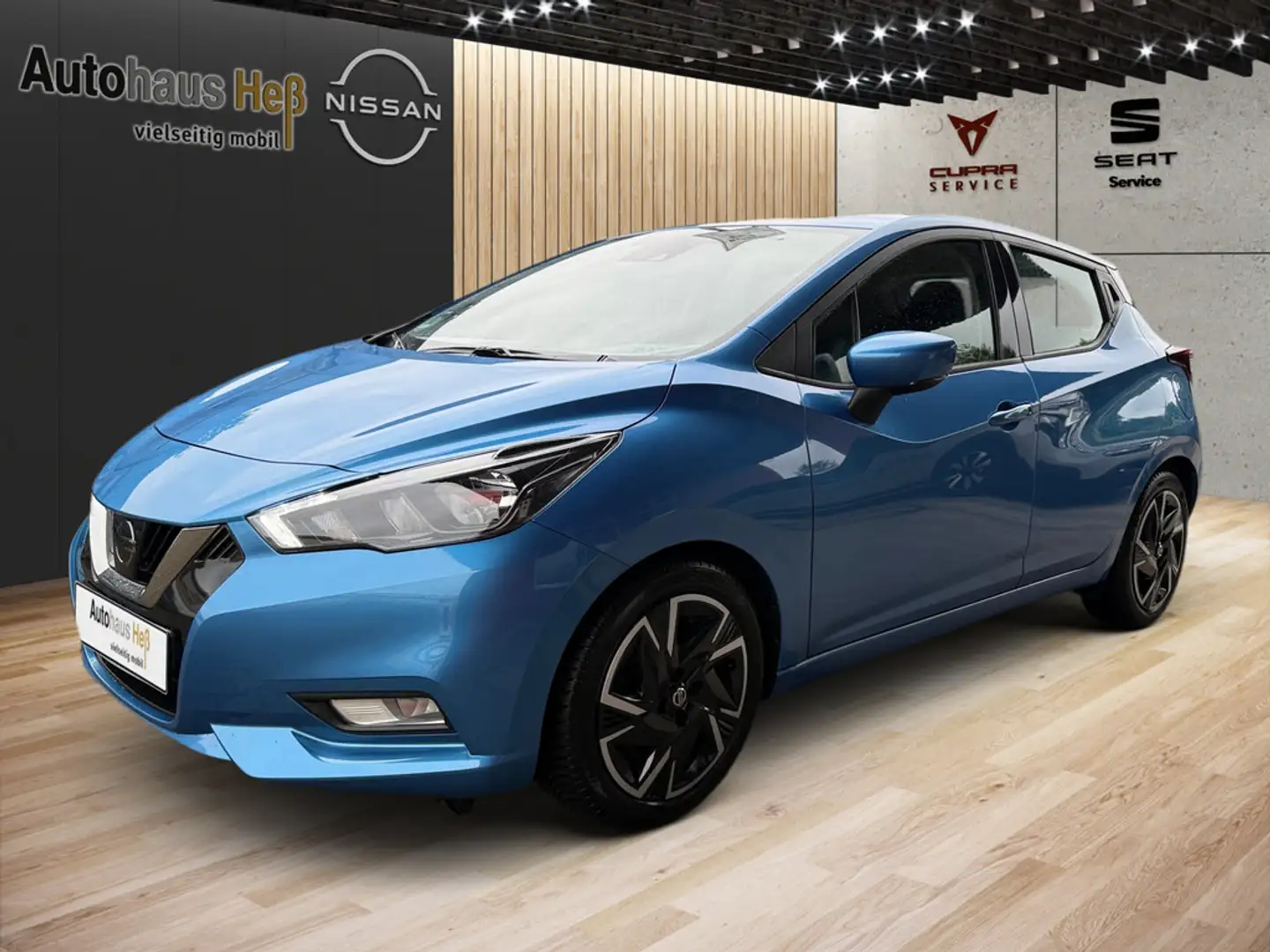 Nissan Micra 1.0 N-Way KLIMA PDC SITZHEIZUNG NAVI Bleu - 1