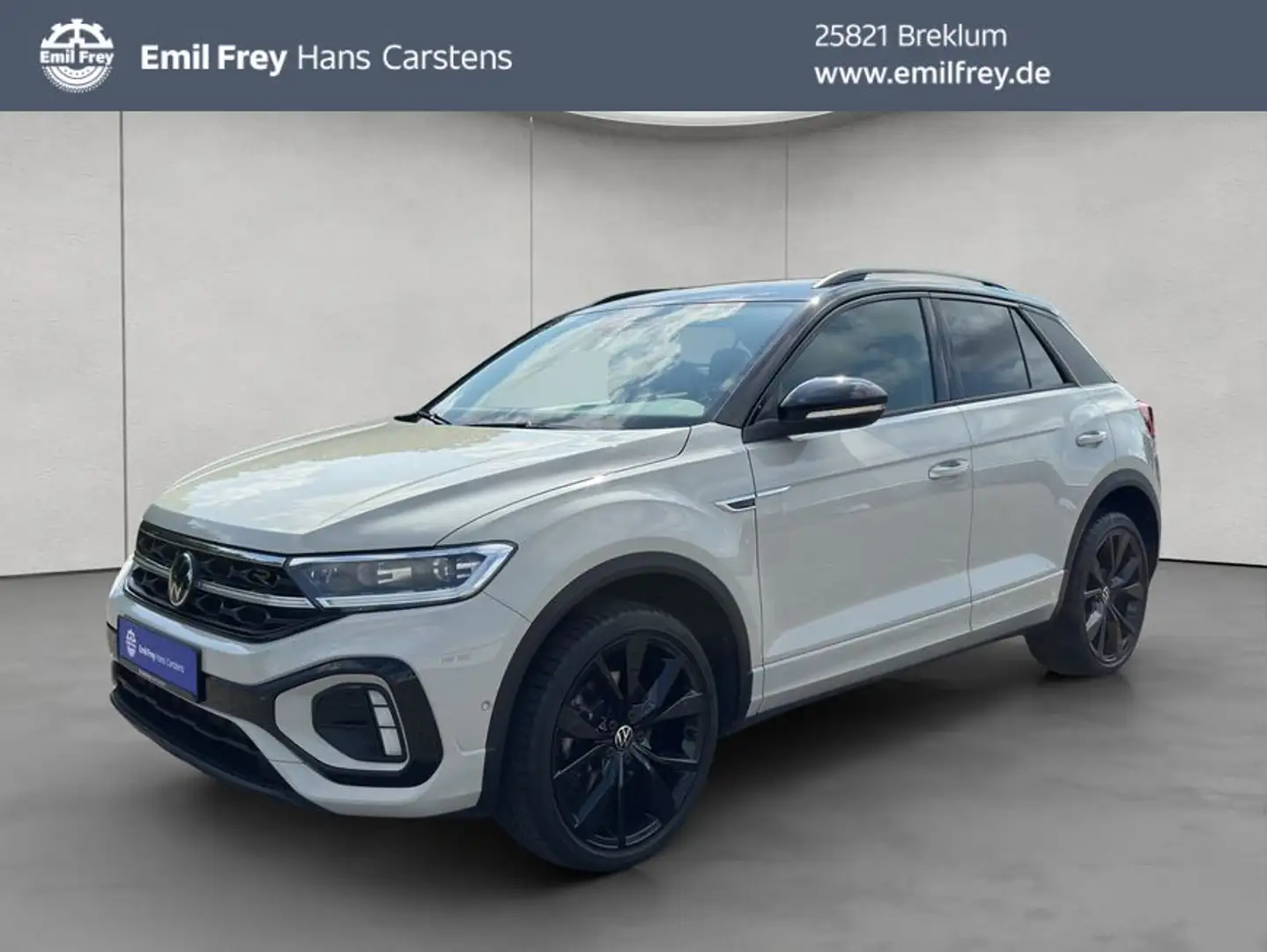 Volkswagen T-Roc 2.0 TSI OPF 4M DSG Leder Navi Lenkradhz Grau - 1