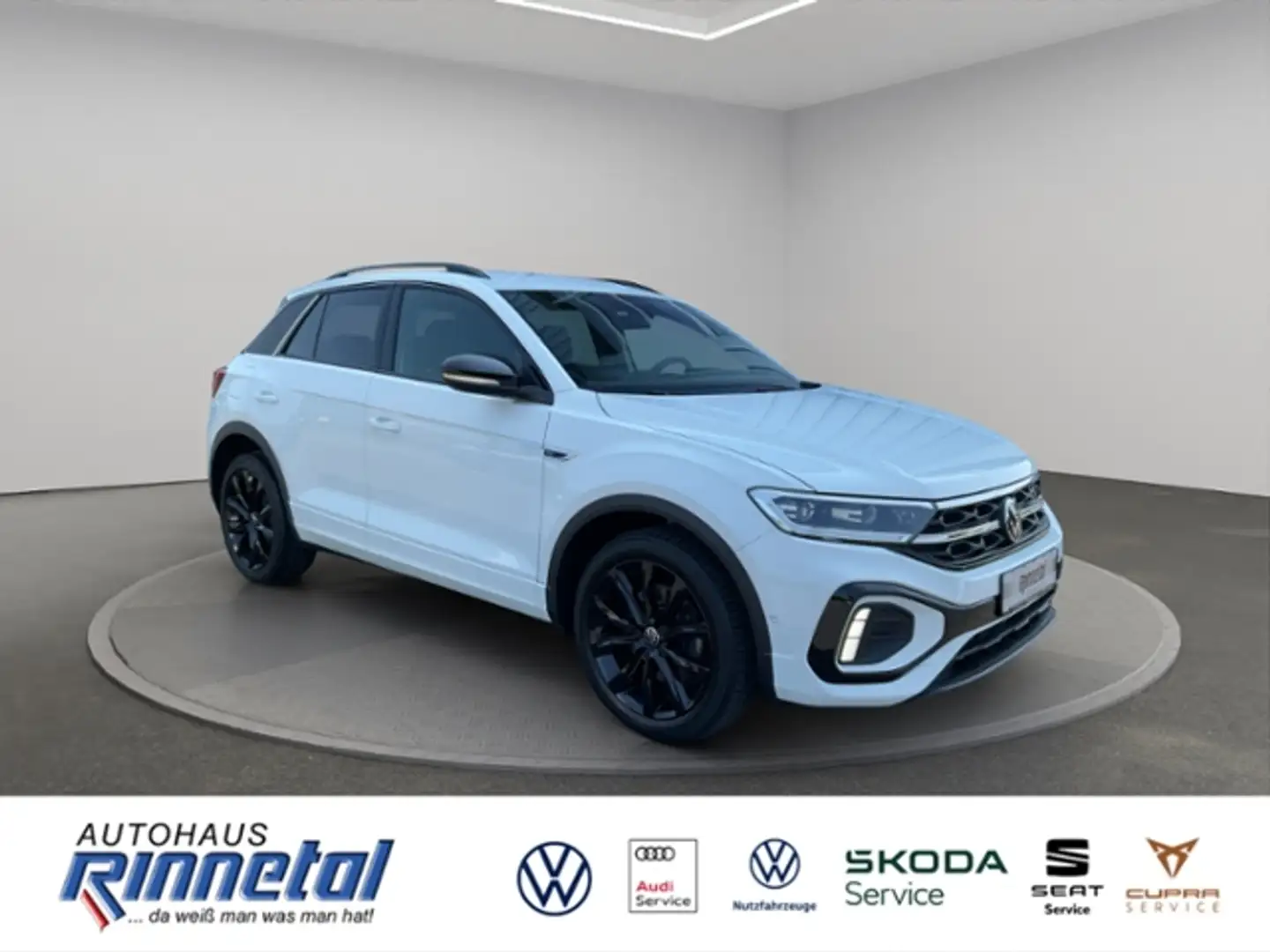 Volkswagen T-Roc 2.0 TDI DSG R-Line Black Style AHK+ACC+LED PLUS+N Weiß - 2