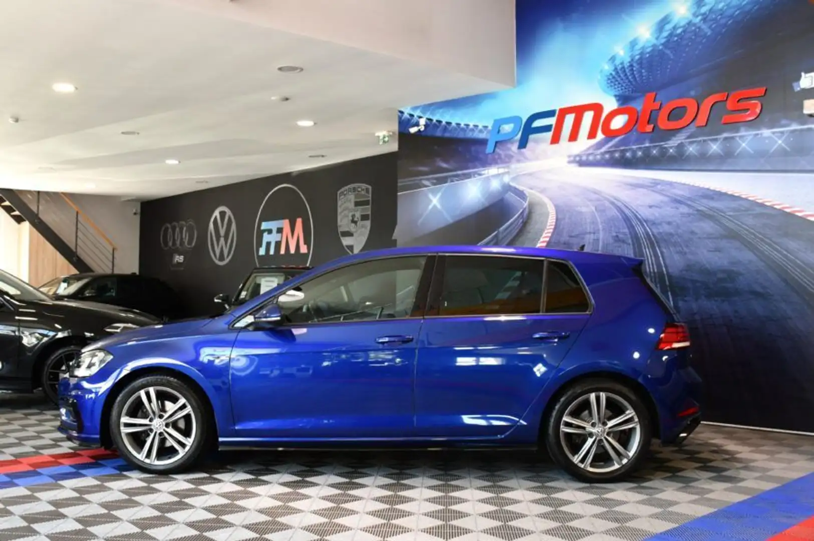 Volkswagen Golf 7 Facelift R-Line 1.4 TSI 150 BVM6 Bluetooth Régulateur Alcantara Auto Hold JA 17 Bleu - 2