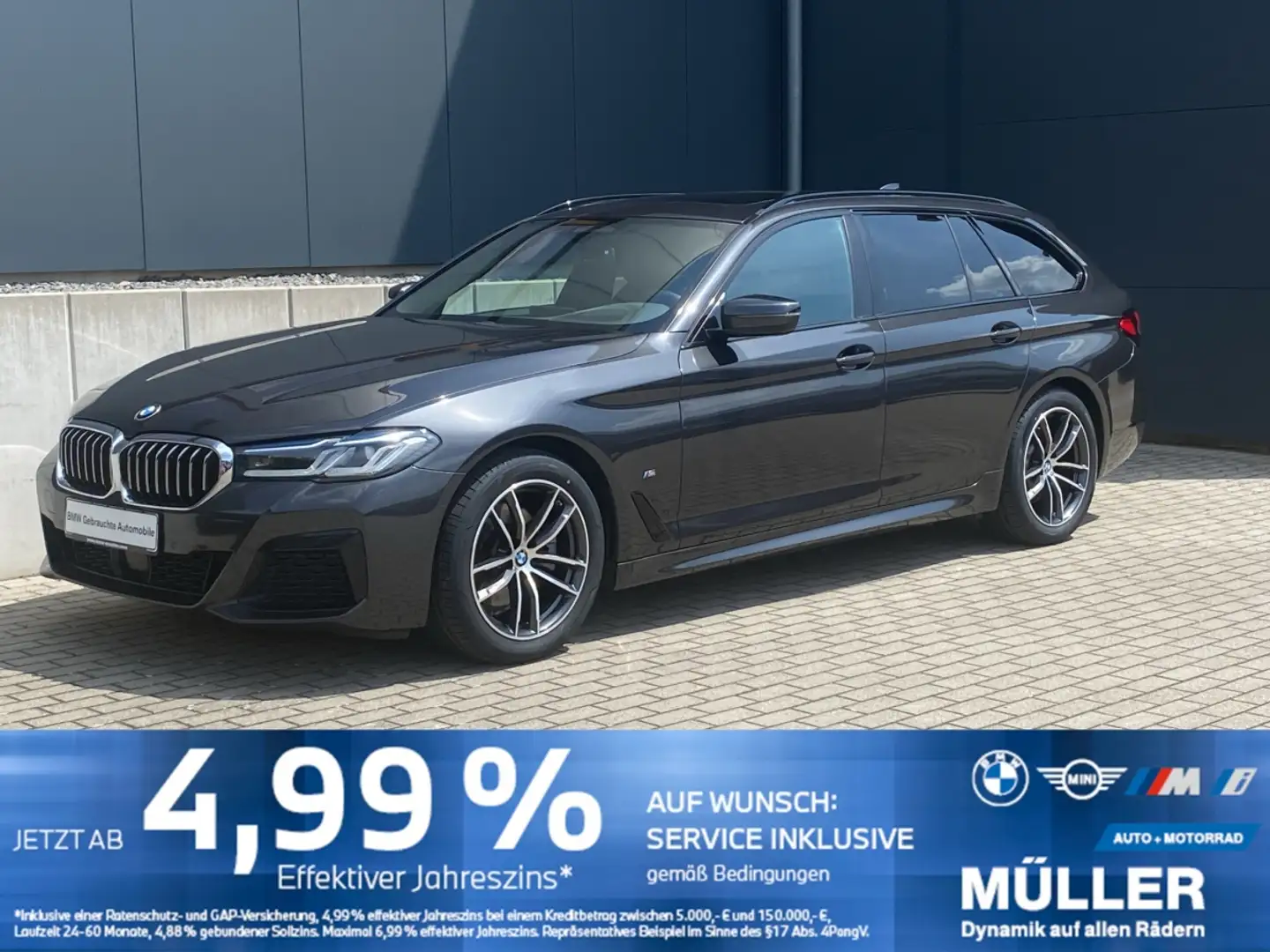 BMW 520 d SAG M Sport AHK/LASER/ACC/HUD/INT/S-LÜFT  AHK/LA Grigio - 1