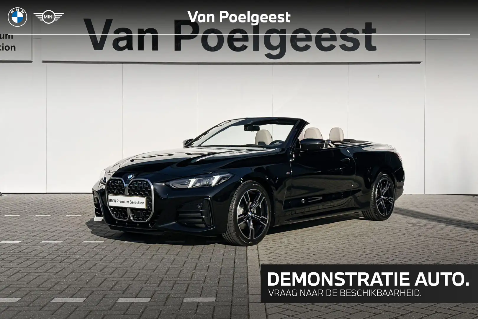 BMW 420 4 Serie Cabrio 420i Zwart - 1