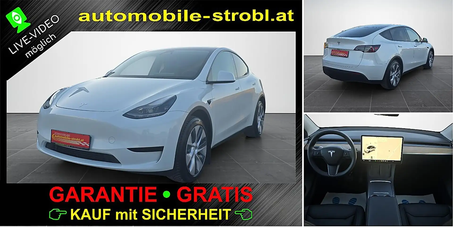 Tesla Model Y RWD *HW4*AHV*WERKSGARANTIE* Weiß - 1