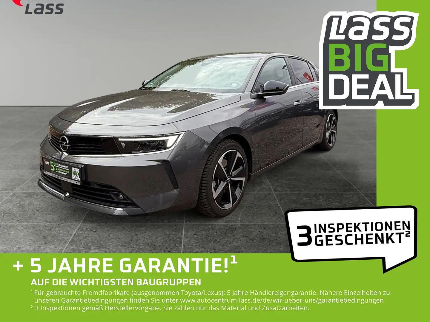 Opel Astra L 1.5 D Elegance 2xKlima AUT DynLicht Kam. Grigio - 1