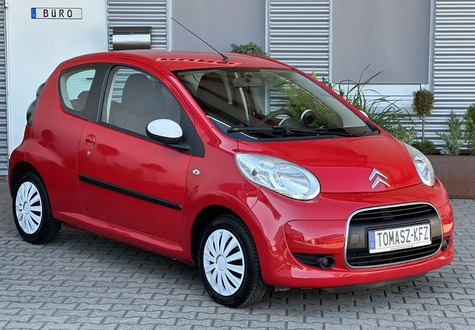 Citroen C1 1.0 C-Chic*Klima*Servo*TÜV+Inspektion NEU Rouge - 1