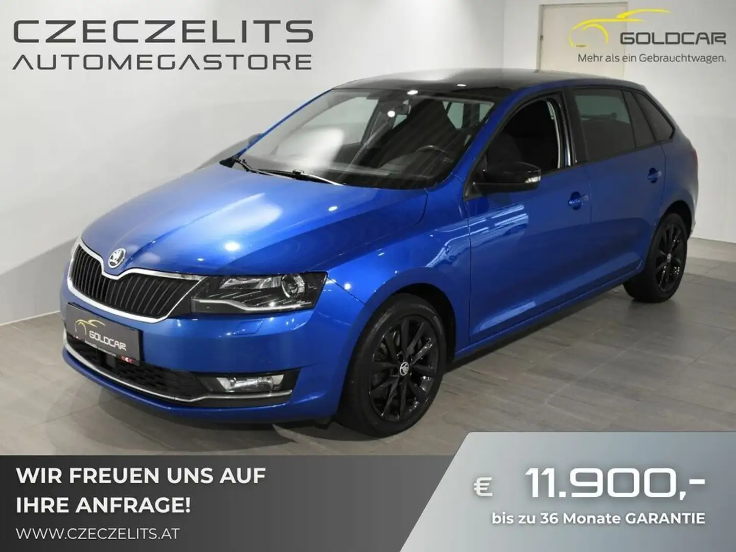Skoda Rapid/Spaceback 1,0 TSI Sport Bleu - 1