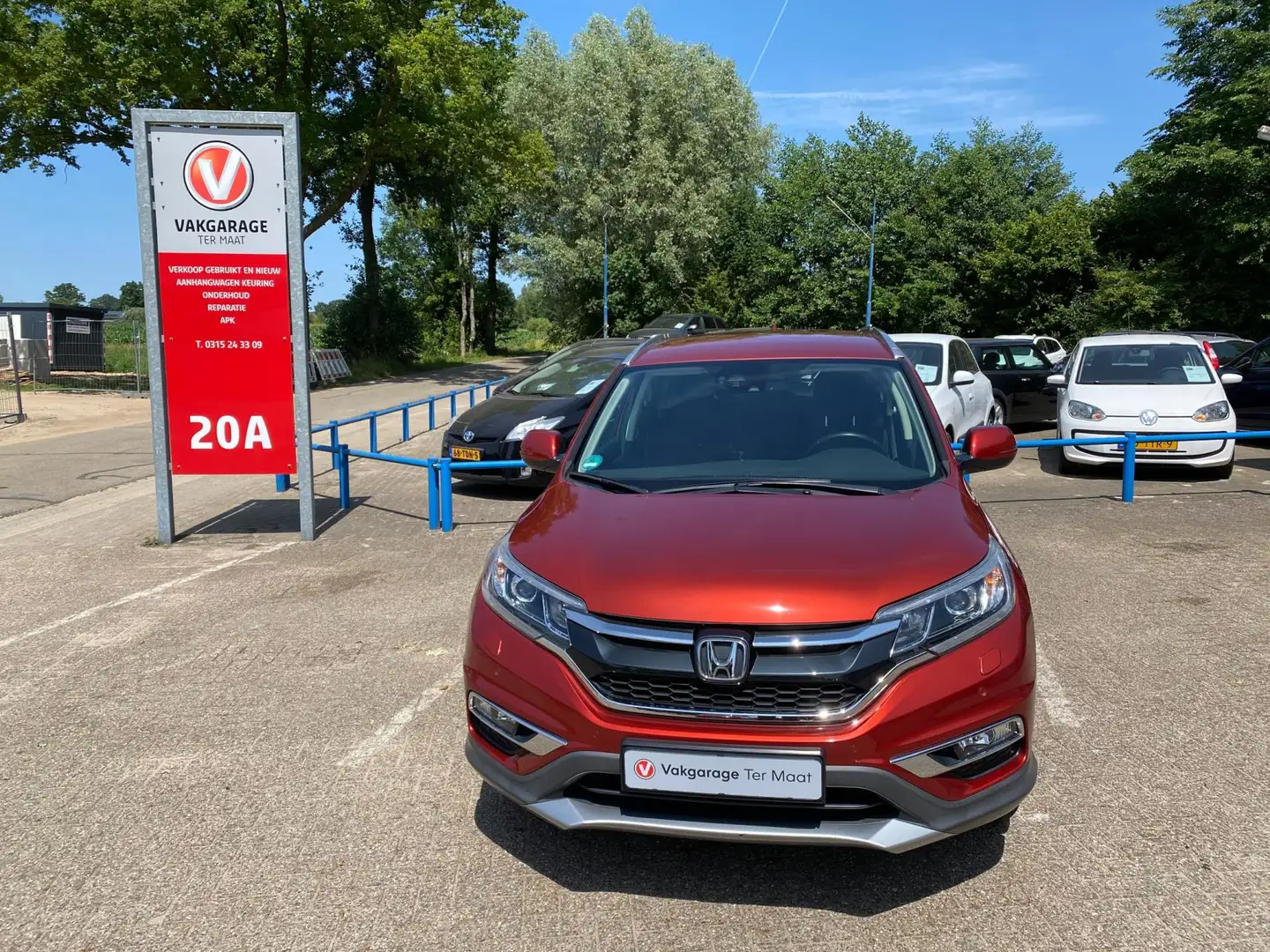 Honda CR-V 2.0 4WD Elegance | Trekhaak | 1500 kg trekgewicht Rood - 2