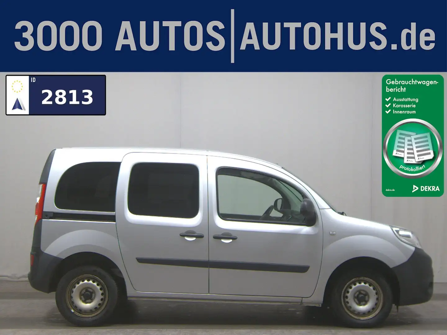 Renault Kangoo Rapid 1.5 dCi Extra Navi PDC Regal Klima Grau - 1