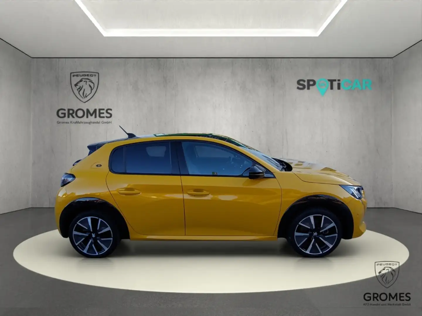 Peugeot 208 e- GT 136 Navi LED ACC Digitales Cockpit Apple Car Jaune - 2