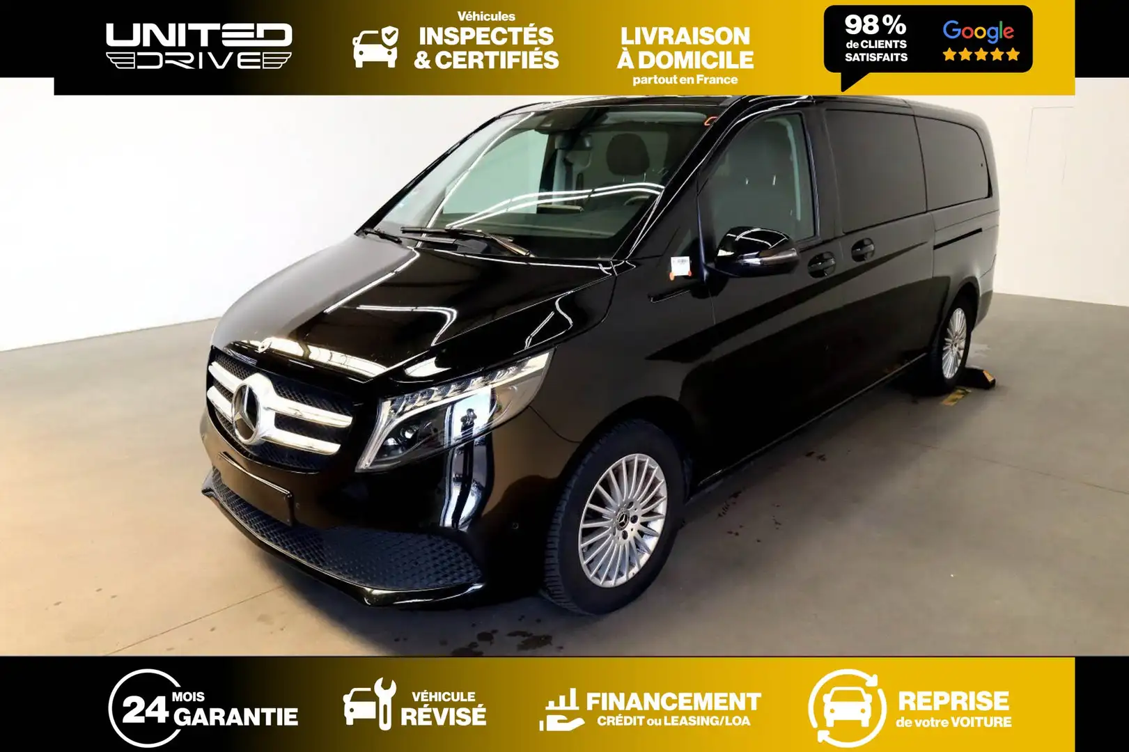 Mercedes-Benz V 300 Classe Extra-Long d 9G-TRONIC Style Negru - 1