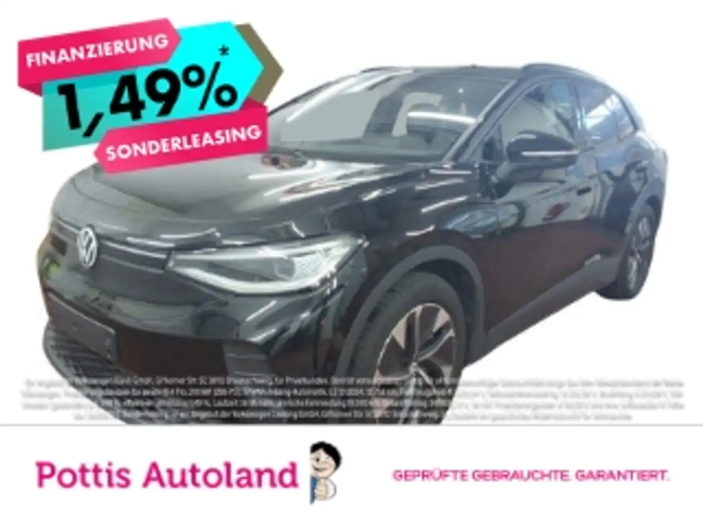 Volkswagen ID.4 PRO PANO IQ.LIGHT KAMERA NAVI LM19 Schwarz - 1