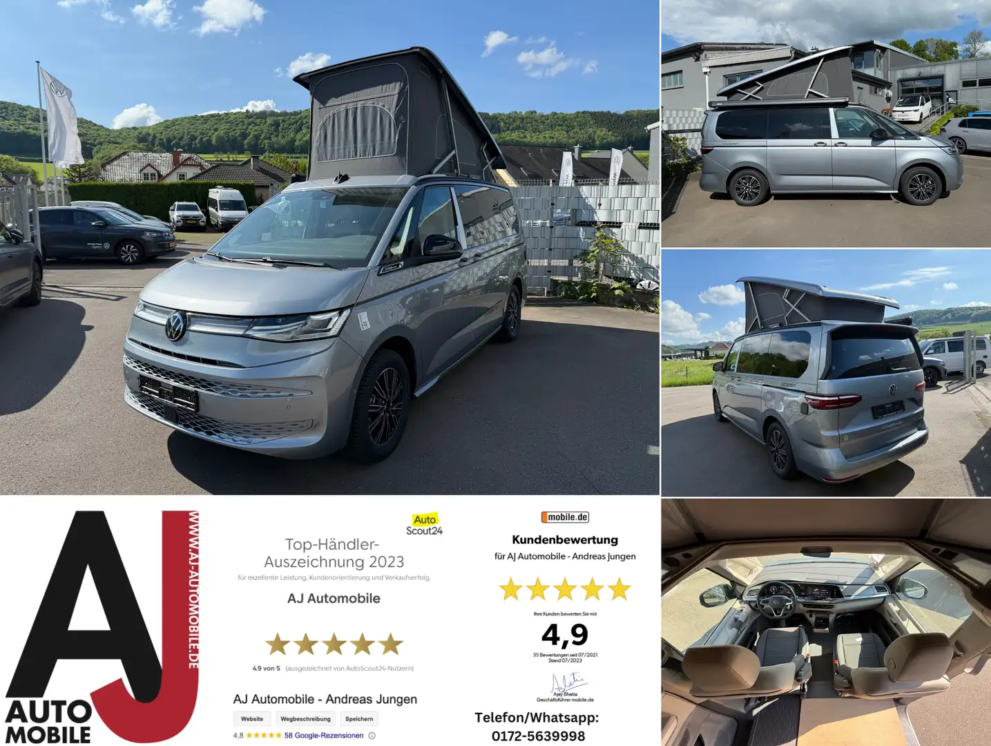 Volkswagen T7 California T7 California Ocean 2 Wochen Lieferzeit weiß/sil Silber - 1