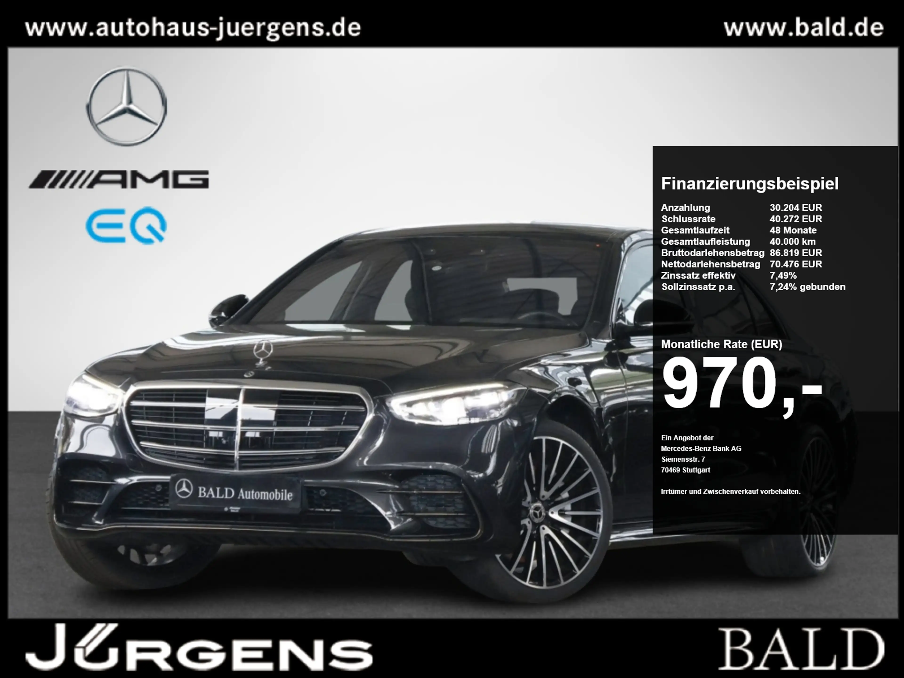 Mercedes-Benz S 500 4M L AMG-Sport/Pano/Sitzkl/AIRM/HAL/HUD/21
